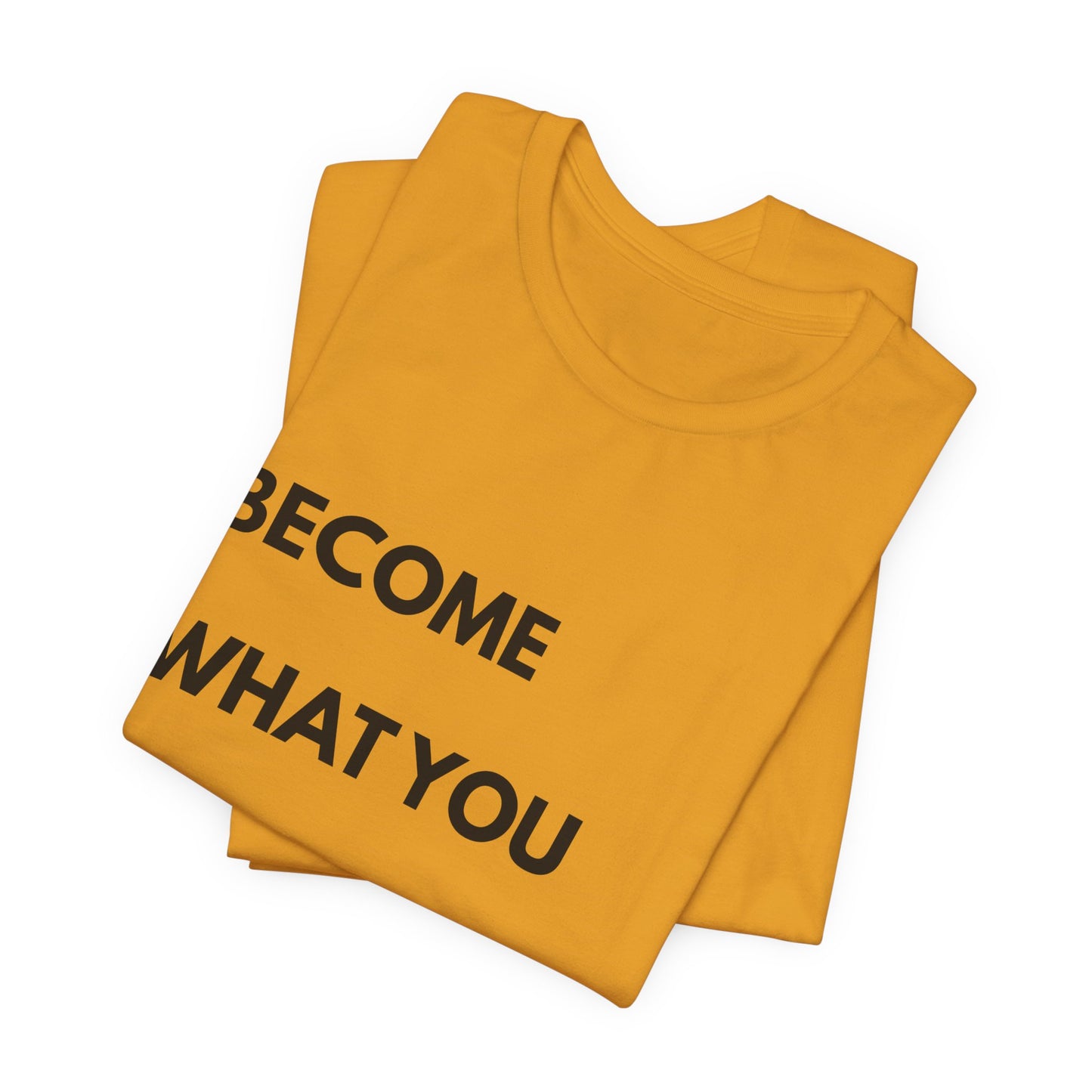 Motivational Tee — "Become What You Repeat" Inspirational Graphic Shirt