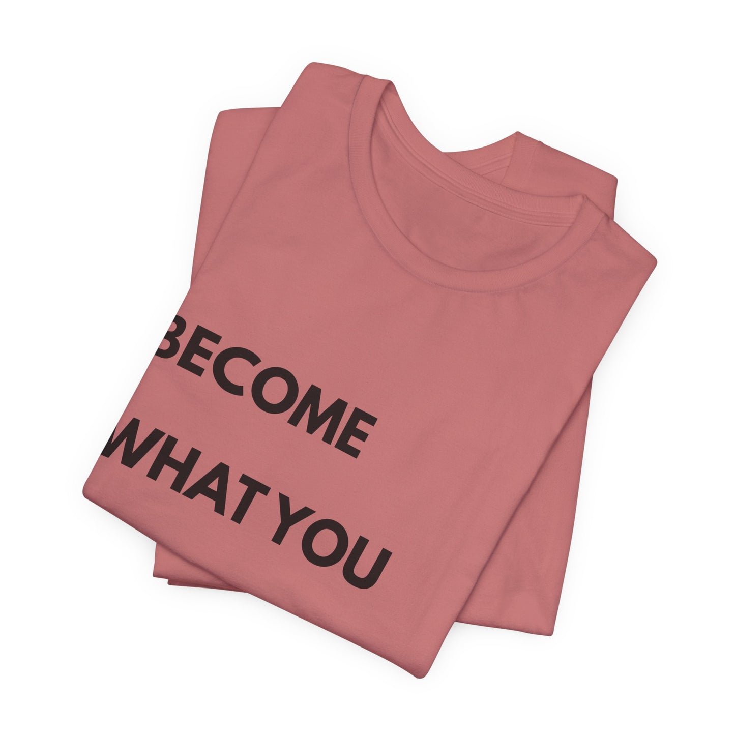 Motivational Tee — "Become What You Repeat" Inspirational Graphic Shirt