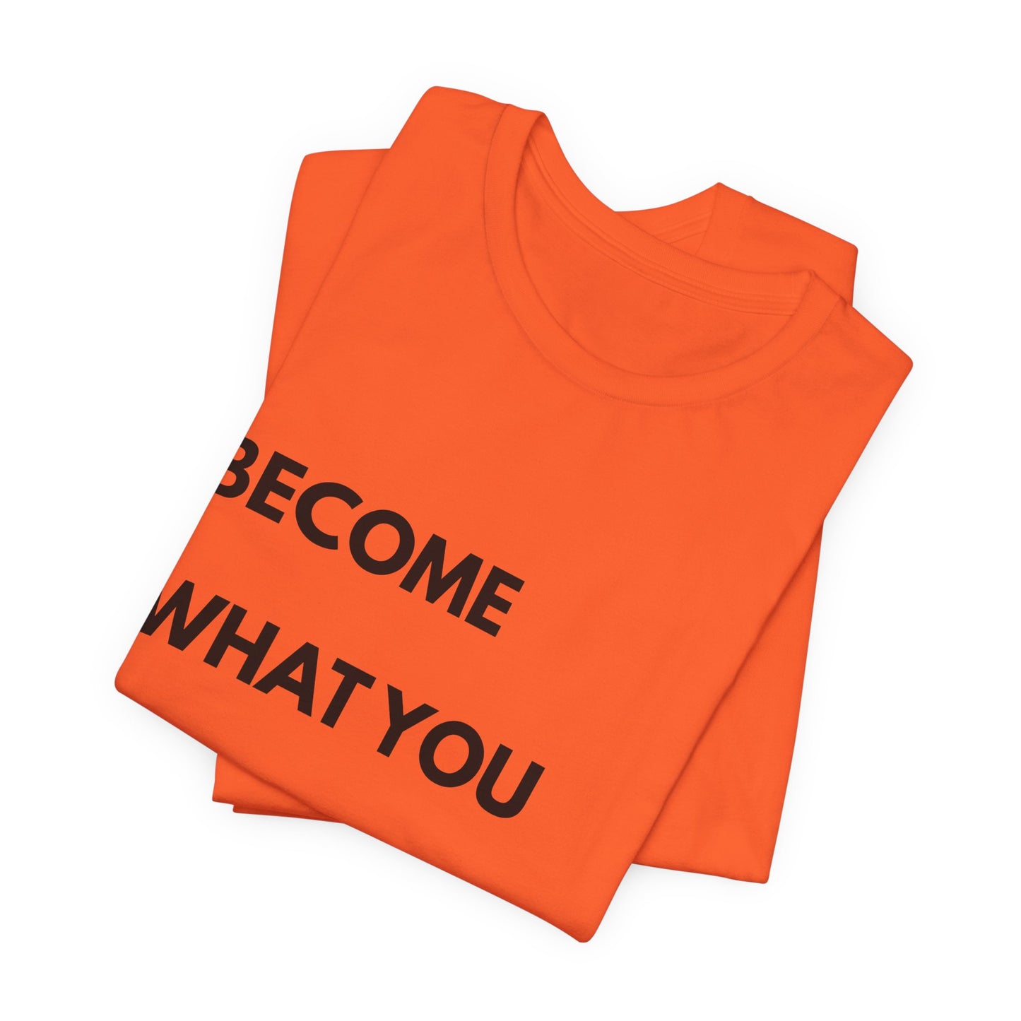 Motivational Tee — "Become What You Repeat" Inspirational Graphic Shirt