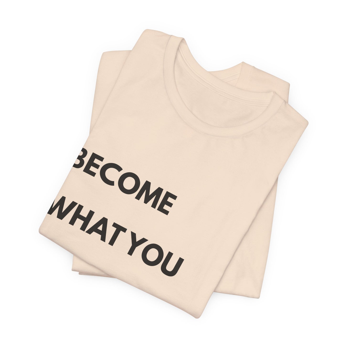 Motivational Tee — "Become What You Repeat" Inspirational Graphic Shirt