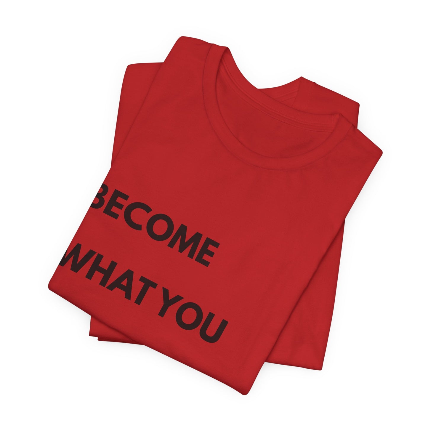 Motivational Tee — "Become What You Repeat" Inspirational Graphic Shirt