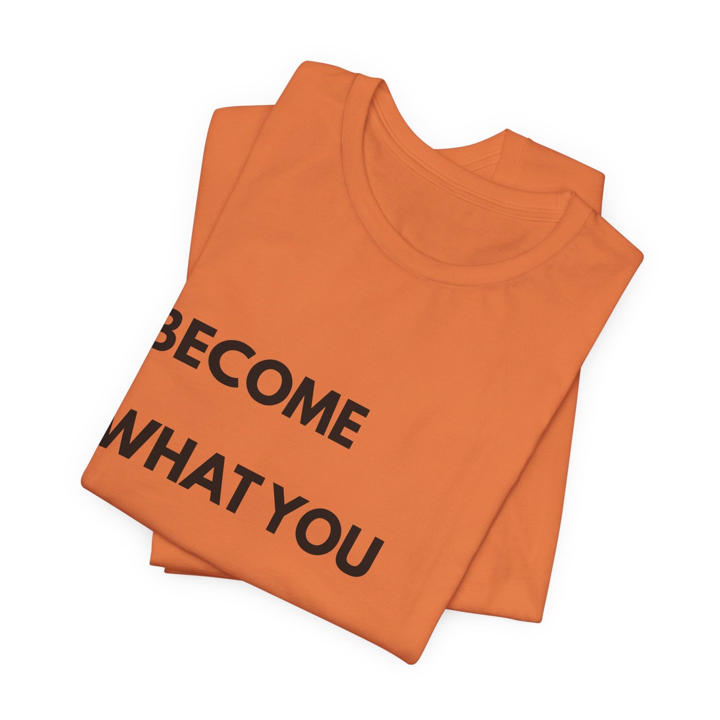Motivational Tee — "Become What You Repeat" Inspirational Graphic Shirt