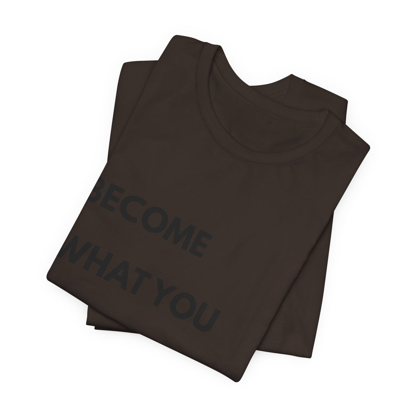 Motivational Tee — "Become What You Repeat" Inspirational Graphic Shirt
