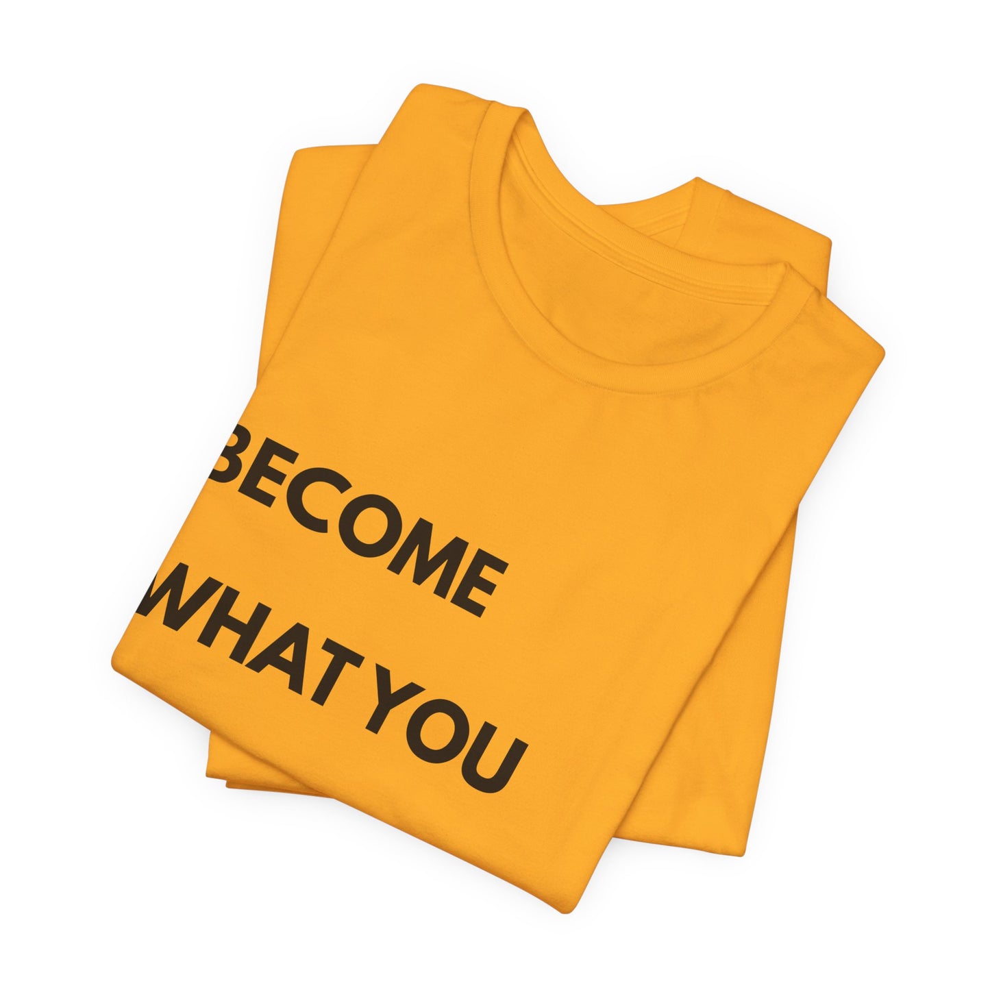 Motivational Tee — "Become What You Repeat" Inspirational Graphic Shirt