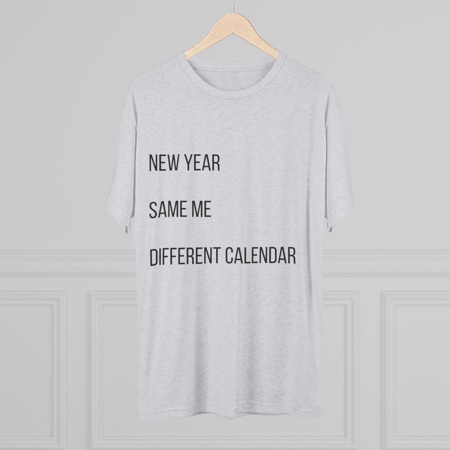 New Year Same Me Tee — Funny Minimalist New Year Graphic T-Shirt