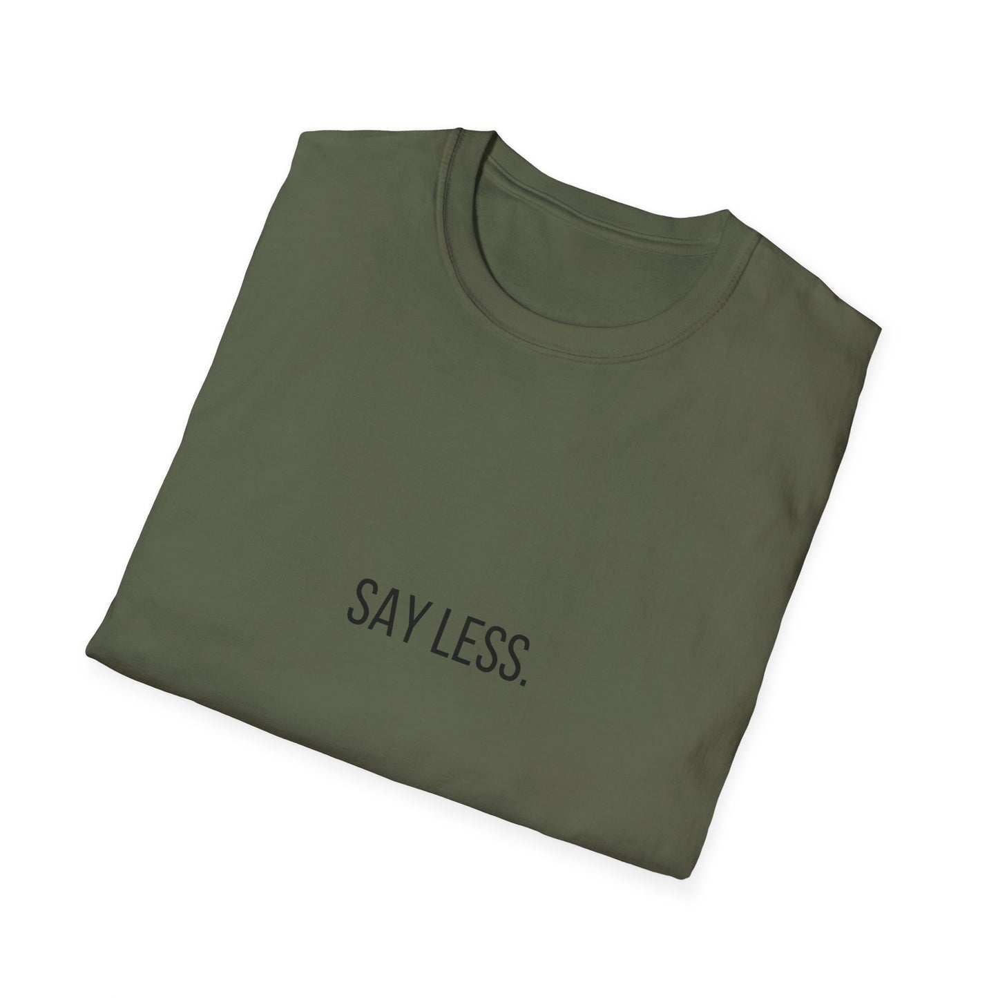 Say Less Do More T-Shirt — Minimalist Motivational Tee